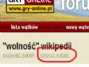 "wolno" wikipedii - Ogon.