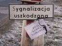 droga/sygnalizacja/ uszkodzona - uff - bebzoon"