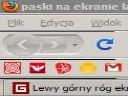 Lewy grny rg ekranu - migoczce paski - j-bobo